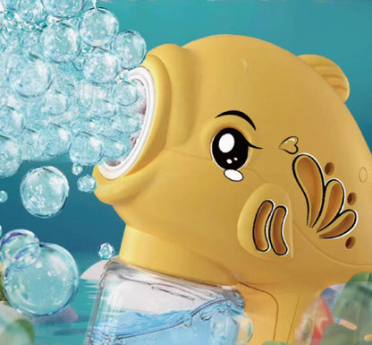 Fully automatic bubble gun for kids