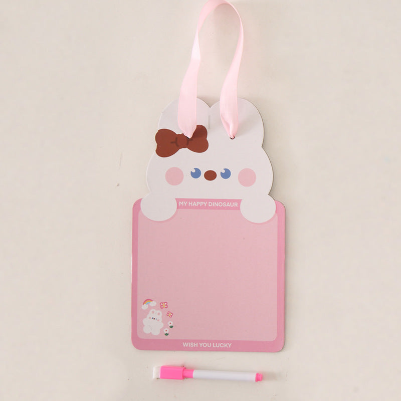 Cartoon double-sided erasable drawing board cute children painting graffiti whiteboard