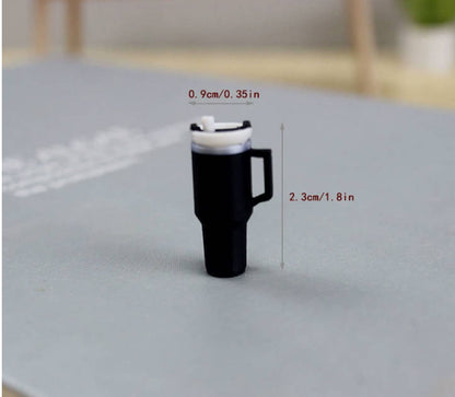 Children's pretend play thermos model simulation straw water cup DIY