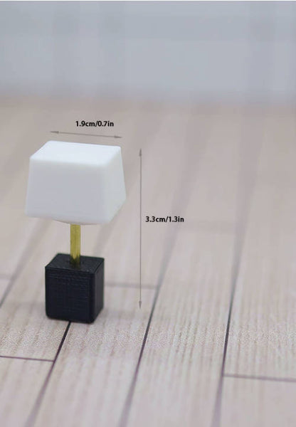Children's pretend play miniature desk lamp model mini bedside lamp model
