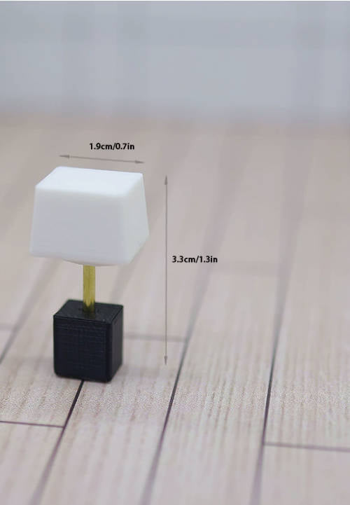 Children's pretend play miniature desk lamp model mini bedside lamp model