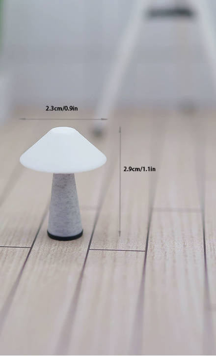 Children's pretend play miniature desk lamp model mini bedside lamp model