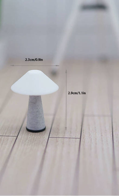 Children's pretend play miniature desk lamp model mini bedside lamp model