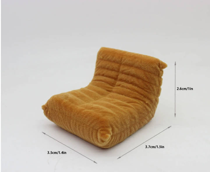 Children's pretend play miniature furniture model mini single sofa