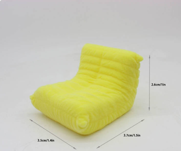 Children's pretend play miniature furniture model mini single sofa