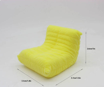Children's pretend play miniature furniture model mini single sofa