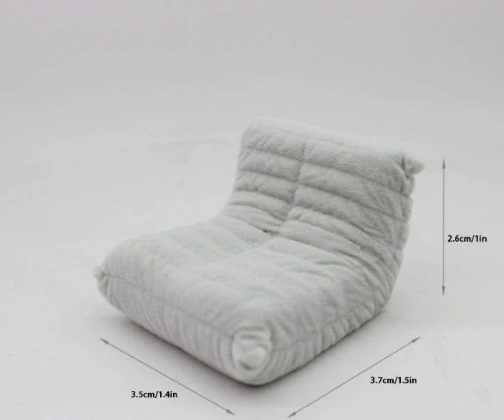 Children's pretend play miniature furniture model mini single sofa