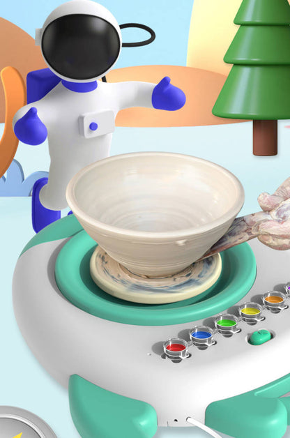 hildren's pretend play electric no-bake clay turntable