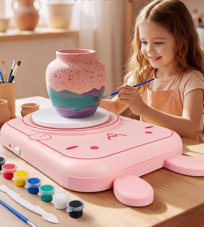 Children's soft clay pottery machine no-bake educational science toy for improving hands-on ability DIY handmade toys for primary school students wholesale