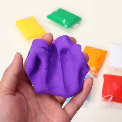 Creative ultra-light clay 50g self-sealing bag paper clay set 24 colors soft mud plasticine